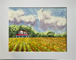 Farm House Watercolour